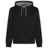 Brunello Cucinelli Leisure Zipped Sweatshirt In Blue