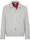 Brunello Cucinelli Wool-silk-cashmere Bomber Jacket