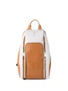 Brunello Cucinelli Zip Leather Backpack In Multi