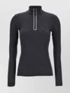 Brunello Cucinelli Bead-embellished Ribbed Wool Turtleneck Top