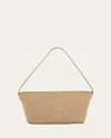 Brunello Cucinelli Small Canvas Shoulder Bag In Beige
