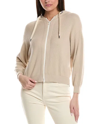 Brunello Cucinelli Zip Sweater In Multi