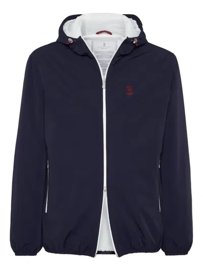 BRUNELLO CUCINELLI ZIP-UP BOMBER JACKET