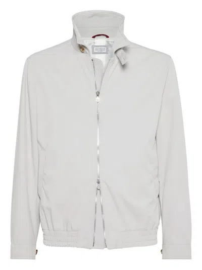 BRUNELLO CUCINELLI ZIP-UP BOMBER JACKET