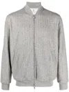 Brunello Cucinelli Cardigan Mit Reissverschluss In Grey
