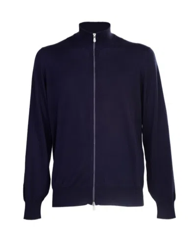 BRUNELLO CUCINELLI BRUNELLO CUCINELLI LONG SLEEVED ZIP-UP CARDIGAN