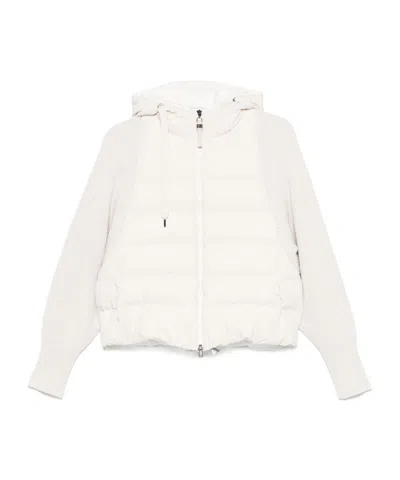 BRUNELLO CUCINELLI BRUNELLO CUCINELLI ZIP-UP HOODED PUFFER JACKET