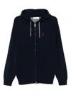 Brunello Cucinelli Zip-up Hooded Cardigan In Black