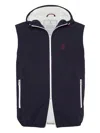 Brunello Cucinelli Water Resistant Sleeveless Outerwear In Black