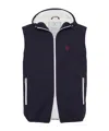 Brunello Cucinelli Water Resistant Sleeveless Outerwear In Black