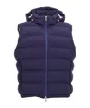 Brunello Cucinelli Down Vest In Black