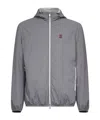 Brunello Cucinelli Long Sleeve Casual Jacket In Gray