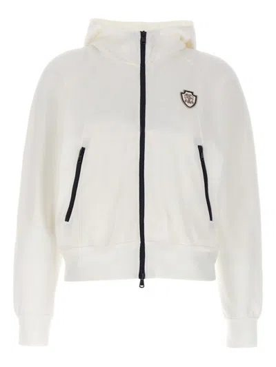 BRUNELLO CUCINELLI BRUNELLO CUCINELLI ZIP-UP HOODED SWEATER WITH RIBBED CUFFS