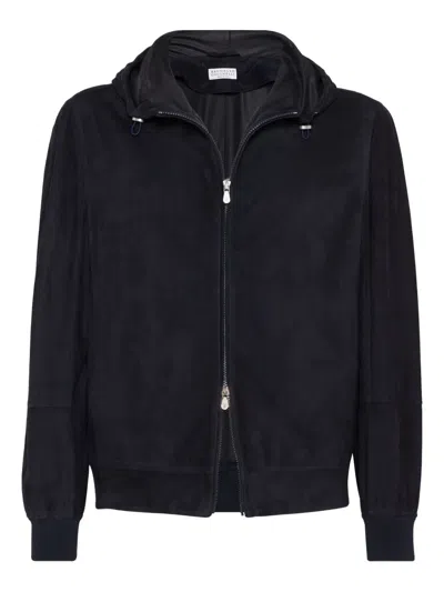 Brunello Cucinelli Sweatshirt With Hood And Zipper