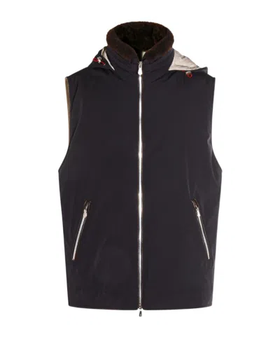 BRUNELLO CUCINELLI BRUNELLO CUCINELLI ZIP-UP HOODED VEST