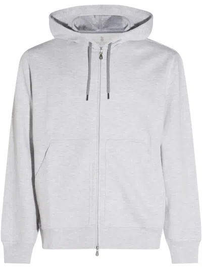 BRUNELLO CUCINELLI ZIP-UP HOODIE