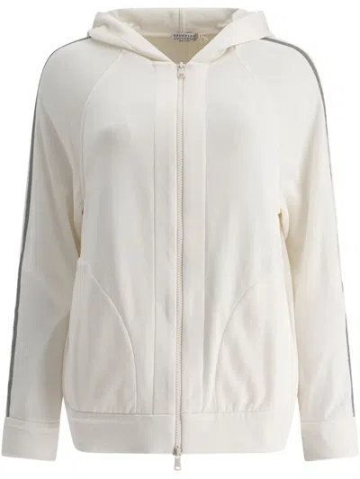 BRUNELLO CUCINELLI ZIP-UP HOODIE