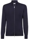 Brunello Cucinelli Cashmere Bomber Jacket In Blue
