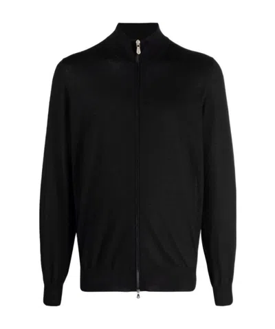 BRUNELLO CUCINELLI ZIP-UP KNITTED CASHMERE JUMPER