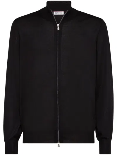 Brunello Cucinelli Lightweight Cardigan In Black