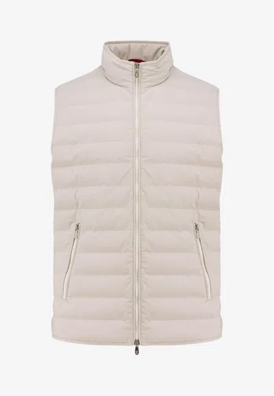 BRUNELLO CUCINELLI ZIP-UP PADDED VEST