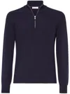 Brunello Cucinelli Ribbed Collar High Neck Sweater