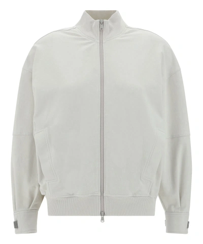 Brunello Cucinelli Sweatshirts In Warm White