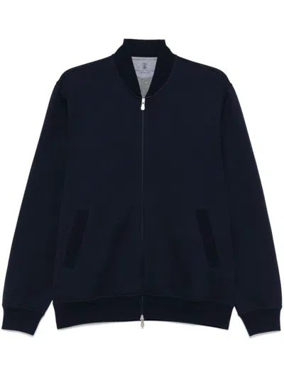 BRUNELLO CUCINELLI ZIP-UP SWEATSHIRT