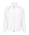 Brunello Cucinelli Zip-up Sweatshirt In White