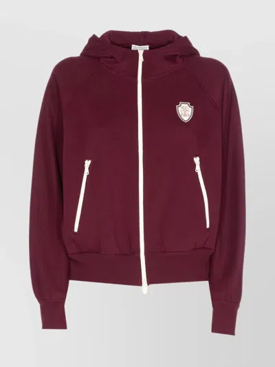 BRUNELLO CUCINELLI ZIP UP SWEATSHIRT WITH HOOD AND POCKETS