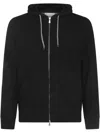 Brunello Cucinelli Hooded Crewneck Sweater Front Pockets In Black