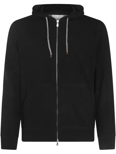 BRUNELLO CUCINELLI ZIP-UP WOOL HOODIE
