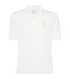 Brunello Cucinelli Cotton Logo-tennis Polo Shirt In White