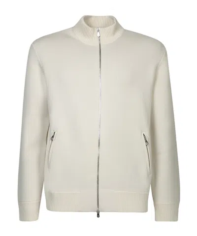 BRUNELLO CUCINELLI BRUNELLO CUCINELLI KNITTED BOMBER JACKET