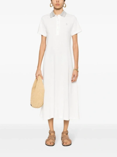 Brunello Cucinelli Dress  Woman Colour White