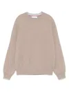 Brunello Cucinelli Cashmere Sweater In Neutral