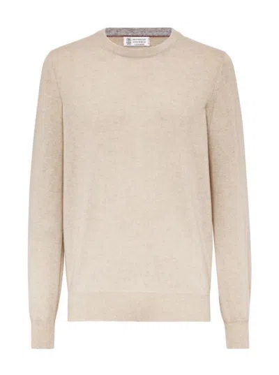 BRUNELLO CUCINELLI BRUNELLO CUCINELLICREWNECK CASHMERE SWEATER