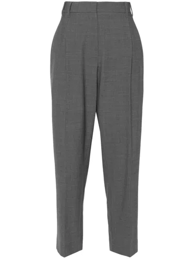 Brunello Cucinelli Pleated Tailored Trousers In Grey