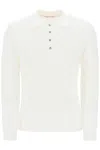 BRUNELLO CUCINELLI BRUNELLO CUCINELLI LONG SLEEVED KNITTED POLO SHIRT