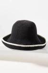 Brunna.co Bloom Crochet Bucket Hat In Black