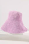 Brunna.co Bloom Oversized Bucket Hat In Purple