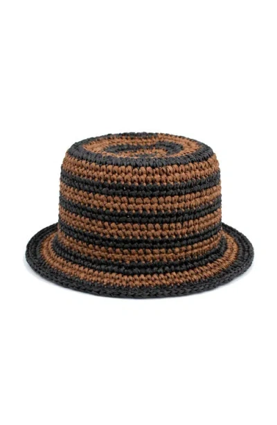 Brunna.co Brigitte Handwoven Raffia Sun Hat In Brown