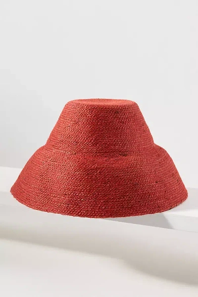 Brunna.co Naomi Bucket Hat In Red