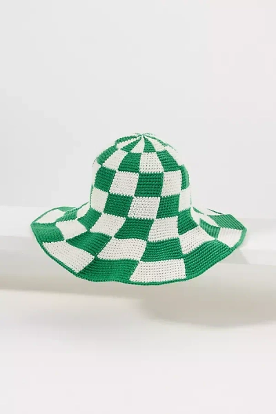 Brunna.co Shilo Checkered Crochet Bucket Hat