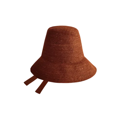 Brunna.co The Meg Jute Straw Hat In Brown