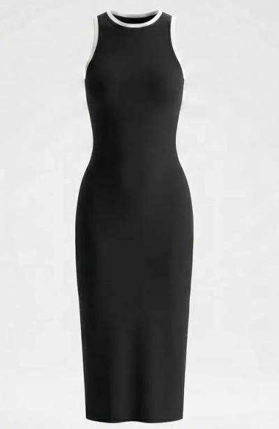 Brunna.co The Ola Second-skin Bodycon Midi Dress In Black