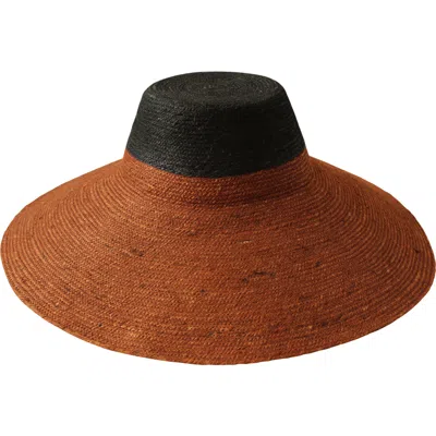 Brunna.co The Riri Duo Jute Straw Hat In Brown