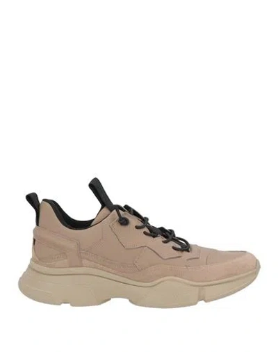 Bruno Bordese Man Sneakers Sand Size 10 Leather In Beige