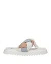 Bruno Bordese Toe Strap Sandals In White