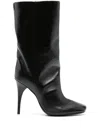 Bruno Frisoni Bootube 100mm Square-toe Boots In Black